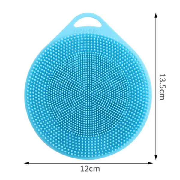 6Pcs Silicone Cleaning Brushes Soft Silicone Scouring Pad Washing Sponge Dish Bowl Pot Cleaner Washing Tool Kitchen Accessories