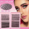 640 eyelash extensions d roll, 9 18mm, 30d 80d thickness, perfect for cat eyes, baby eyes, and natural styles