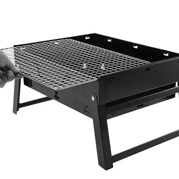 portable foldable charcoal grill mini tabletop stainless steel barbecue grill for backyard camping picnics portable foldable charcoal grill mini tabletop stainless steel barbecue grill for backyard camping picnics