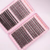 640 eyelash extensions d roll, 9 18mm, 30d 80d thickness, perfect for cat eyes, baby eyes, and natural styles