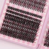 640 eyelash extensions d roll, 9 18mm, 30d 80d thickness, perfect for cat eyes, baby eyes, and natural styles