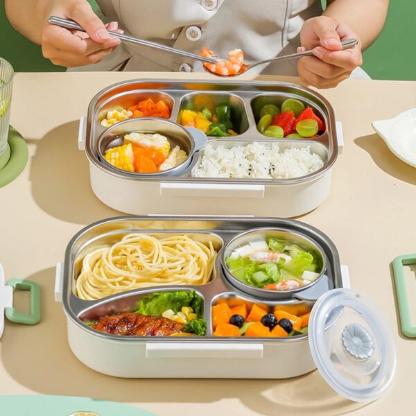 stainless leakproof lunch box panda for kids