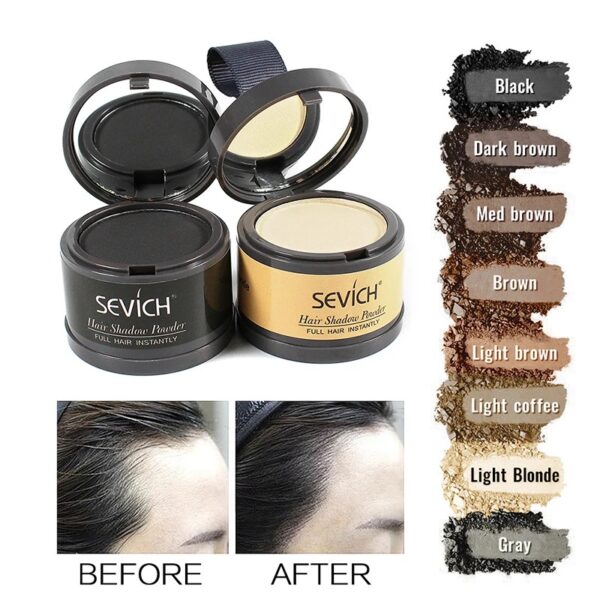 sevich hairline powder 4g hairline shadow powder makeup hair concealer natural cover unisex hair loss product