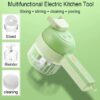 4 In 1 Electric Vegetable Cutter Set