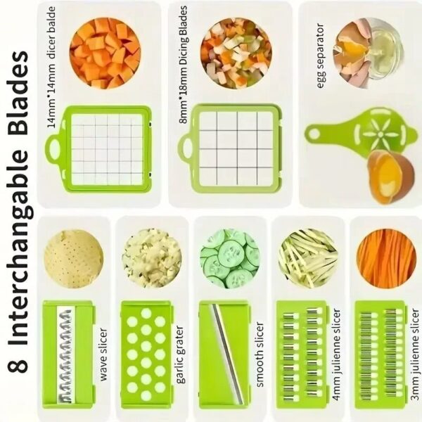 16 in 1 multifunctional vegetable chopper