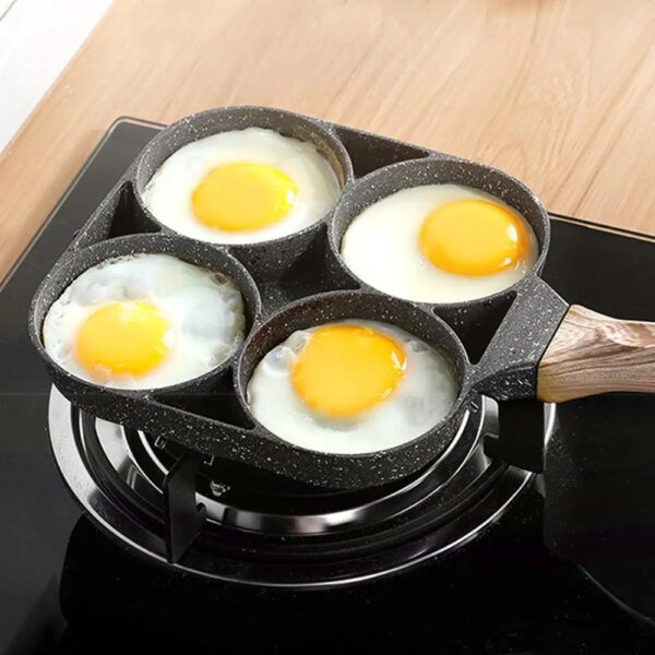 Four-hole Frying Pot Pan