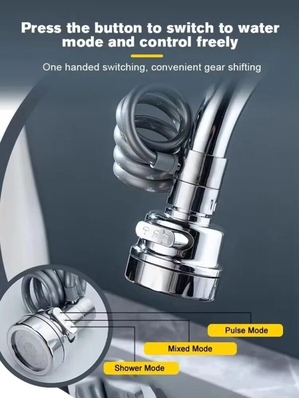 Kitchen Faucet Sprayer Attachment with Stretchable Hose