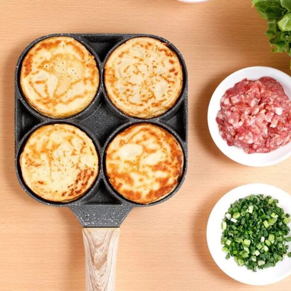 Four-hole Frying Pot Pan