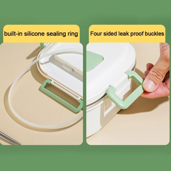 stainless leakproof lunch box panda for kids