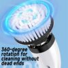 Electric Spin Scrubber USB Rechargeable Wireless Electric Cleaning Brush with 5PCS Brush Head Bathroom Kitchen Dishwashing Brush