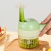4 In 1 Electric Vegetable Cutter Set