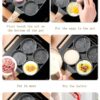 Four-hole Frying Pot Pan