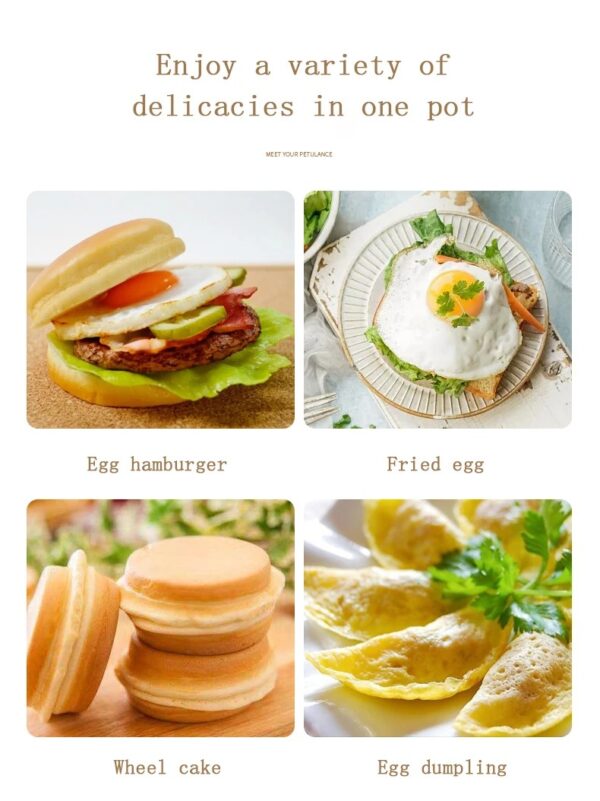 Four-hole Frying Pot Pan