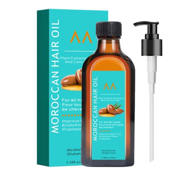 moroccan oil care hair essential oil frizzy hair smooth shiny conditioner essence oil
